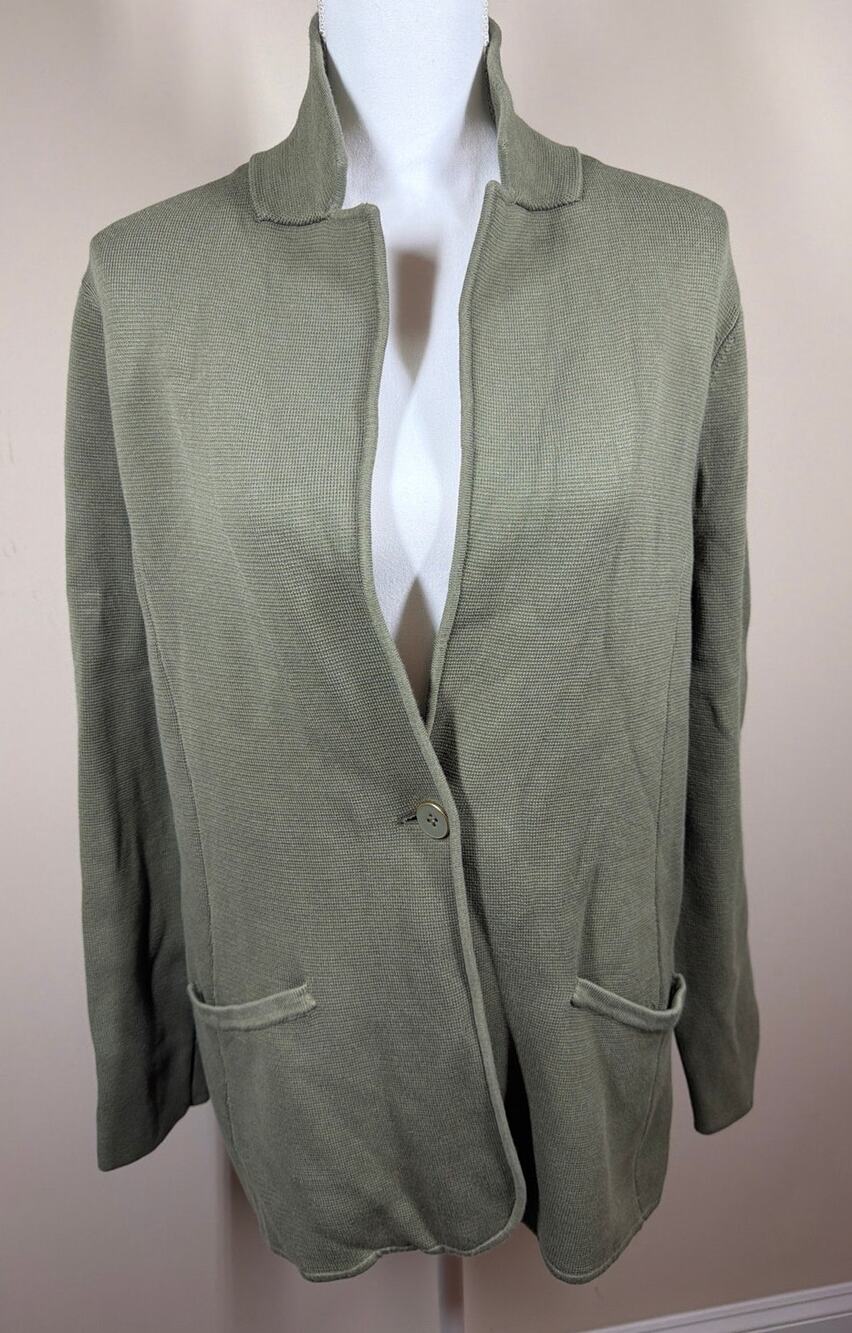 Talbots NWT Green Cardigan Size XL